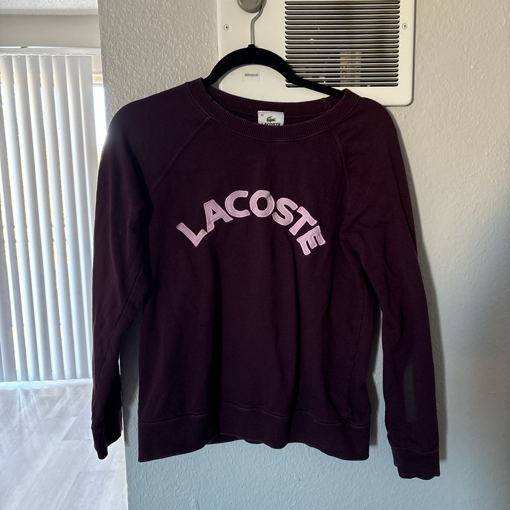 Lacoste Purple Sweatshirt